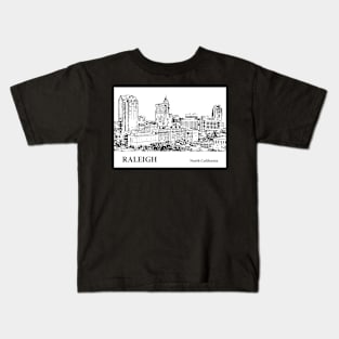 Raleigh - North Carlolina Kids T-Shirt